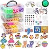 Teneytoyz Perles à Repasser, 12000 Pièces Perles avec boîte de rangement, Plaques de Perles à Repasser et Accessoires, Guide de l'Utilisateur, 3D Décoration pour Enfants Jouet de 3 4 Ans(36 Couleurs)