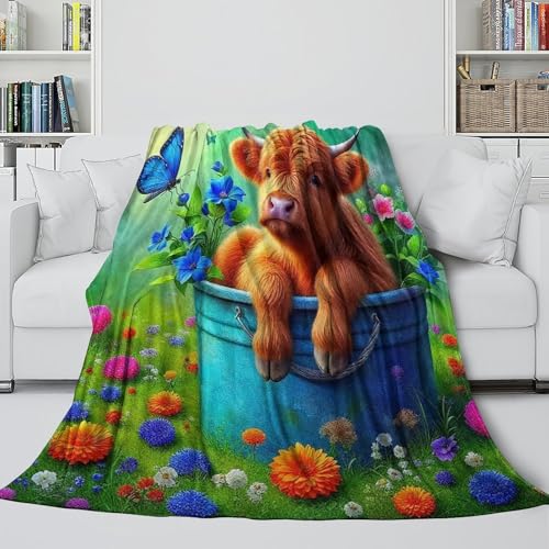 Couverture de lit en microfibre chaude 200x230 jeté de canapé doux - 5