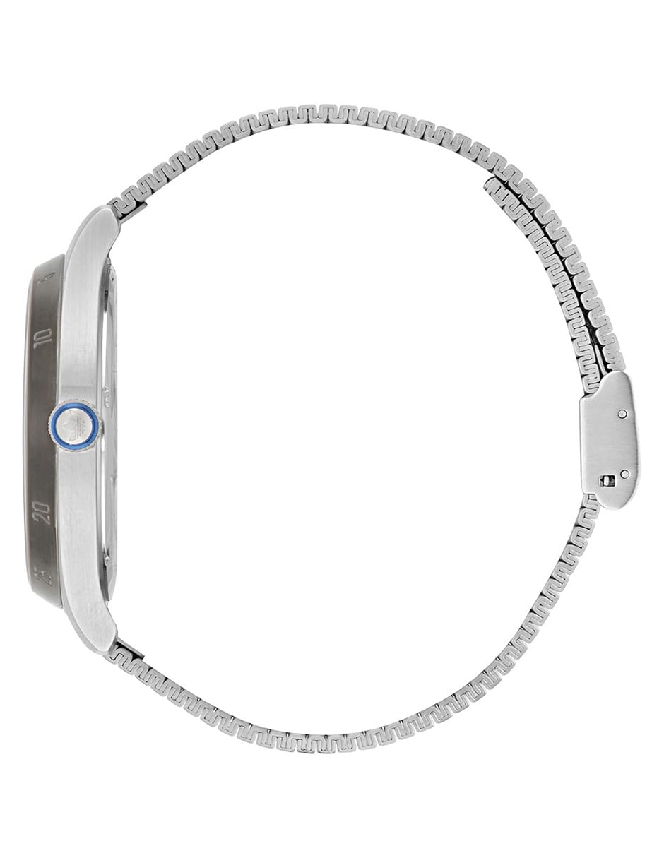 adidas Reloj Analógico para Unisex Adulto de Cuarzo con Correa en Acero Inoxidable AOSY235312I