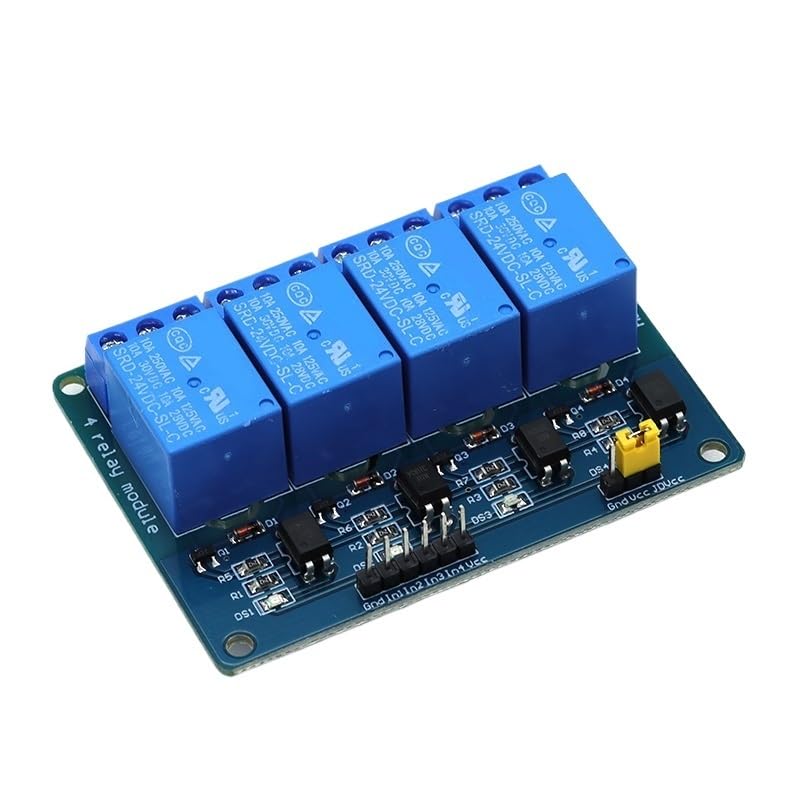 1-10 Pz Javino 5 V 12 V 1 2 4 6 Modulo Relè A 8 Canali Con Uscita A Relè Accoppiatore Ottico 1 2 4 Modulo Relè A 8 Vie For Arduino Disponibile(10 Pcs,4 channel 24V)