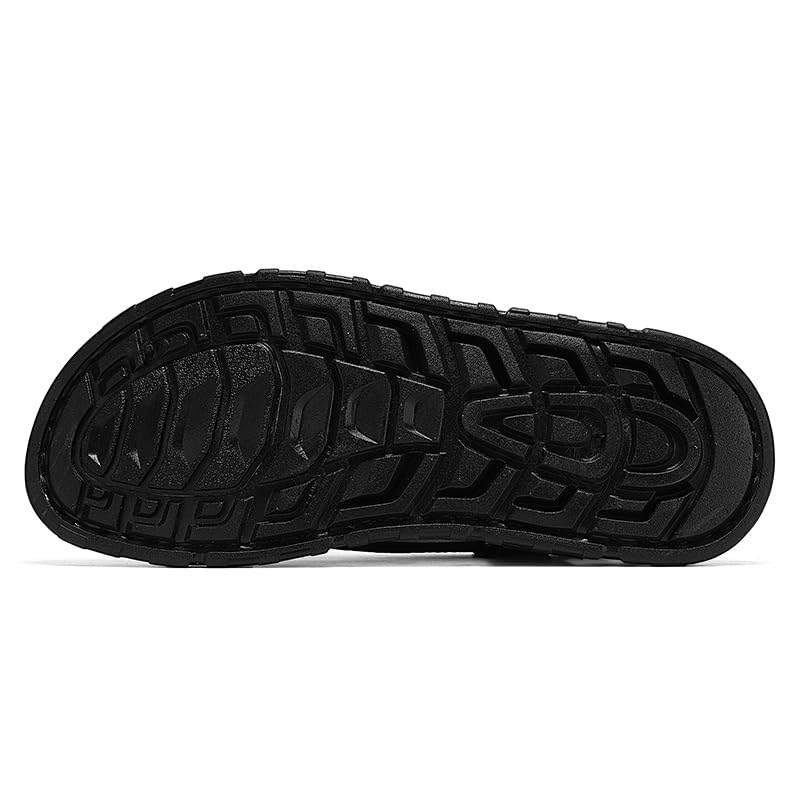 Mens Sandals Beach Flip Flop Comfort Casual Thong Hiking Water Soprt Leather Athletic Slipper4