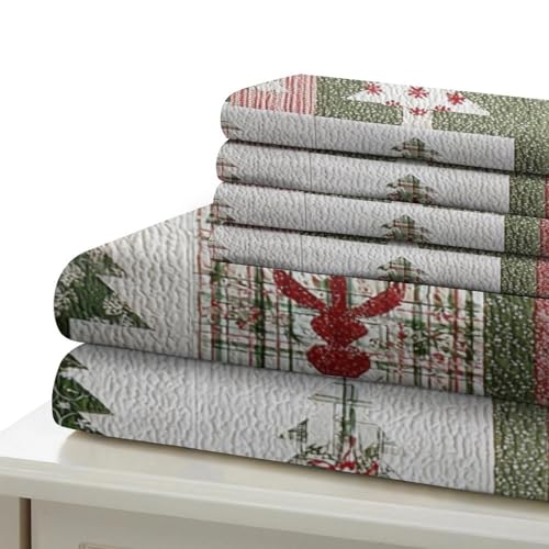 Housse de couette Noël 3D imprimée en microfibre résistante