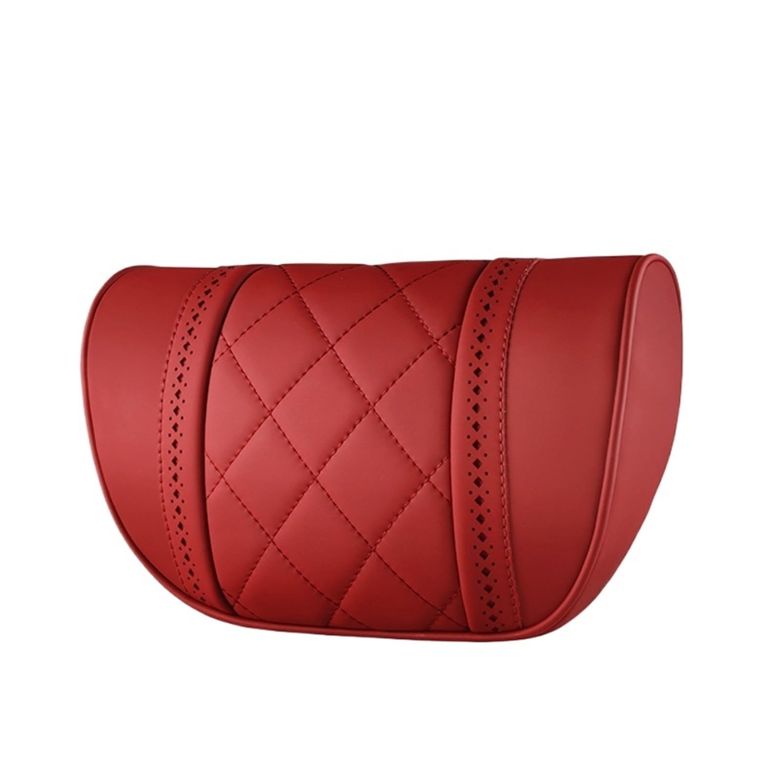 CVPX Seat Headrest Fit For Mercedes Maybach S-Class Headrest Car Travel Rear Seat Support Cushion Interior Accessories Car Seat Pillow(A-Red)