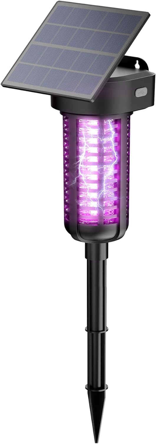 Solar Bug Zapper Outdoor Mosquito Trap Killer Mosquito Killer Lamp，Cordless & Rechargeable ，Fly Zapper Mosquito Catcher Lamp Decor Light for Patio Garden (B0D46ZQSFQ) Amazon Price History, Amazon Price Tracker