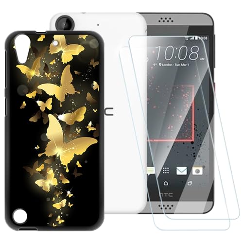 Printed TPU Case + 2-Pack Tempered Glass Screen...