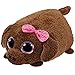 QIER Ty Maggie The Brown Poodle Dog Lindo Juguete De Peluche para Niños Juguetes para Niños De 10 Cm