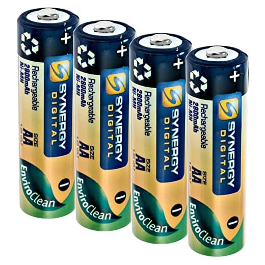 Synergy Digital Camera Battery, Works with Nikon COOLPIX B500 Digital Camera, (Ni-MH, 1.25V, 2800 mAh) AA Rechargeable Ultra Hi-Capacity Battery Battery