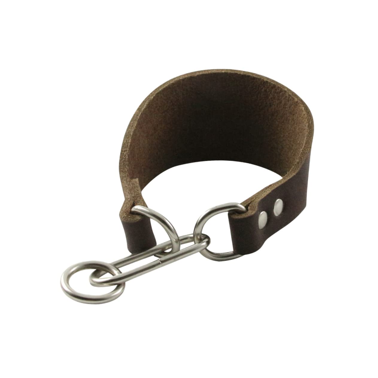 BESPORTBLE 3pezzi Collare Di Manzo Per Cani Con Fibbia Accessorio Resistente e Elegante Per Cani Con Collo Sottile Caffè