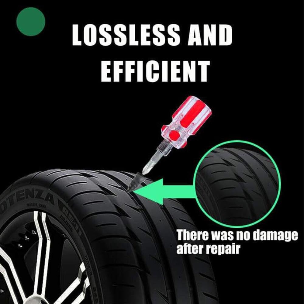 LIMBANI BROTHERS 10pcs Vacuum Tyre Repair Nail Car Scooter Bike Universal Tubeless Rubber Na-AJ 2
