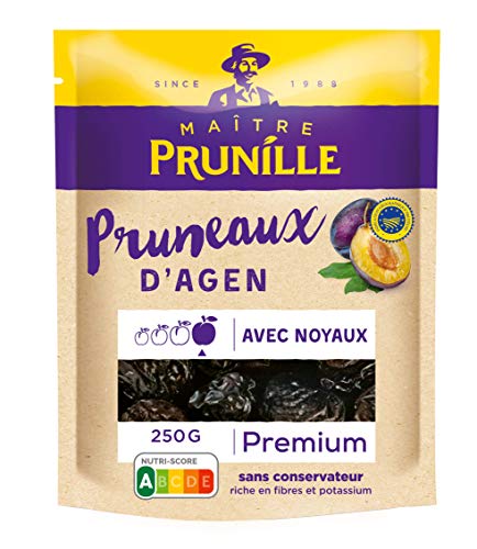 Maitre Prunille Prunes d'Agen Premium with Stones Calibre 28/33 250 g