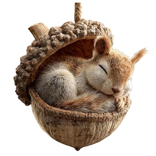 Waldtiere Eichels Ornaments,3D Natur Forests Animal Acorn Ornaments,...