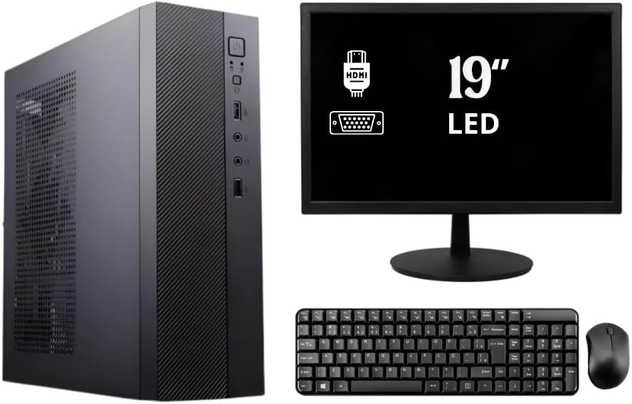 COMPUTADOR COMPLETO MINI PC SLIM INTEL I5-8GB RAM - SSD 240GB - MONITOR ...