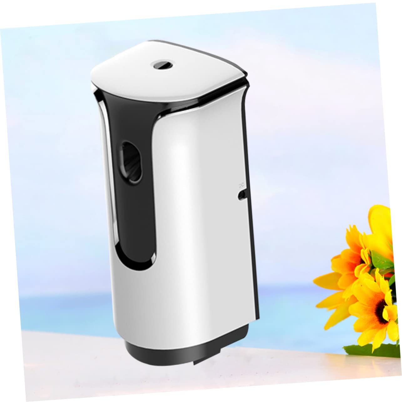 Automatischer Luftentfeuchter mit Lichtsensor Aerosol Duftspender für Hotel Zuhause und Badezimmer Schwarz und Weiß Batterien Energiesparend und Leise