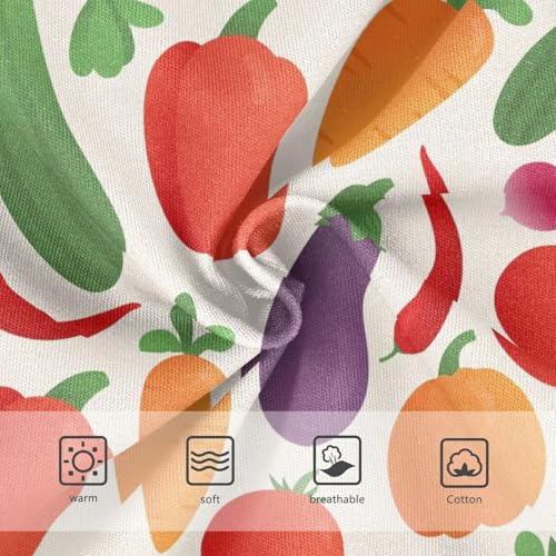 Wusikd Vegetables Girls' Underwear Cotton Fruit Girls Briefs Soft Toddler Underwear 2T Multi3