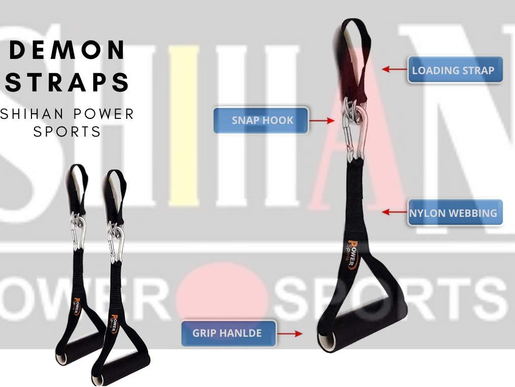 Buy Gymnastics 'Demon' PullUP Handles PullUps Hanging Gym Straps