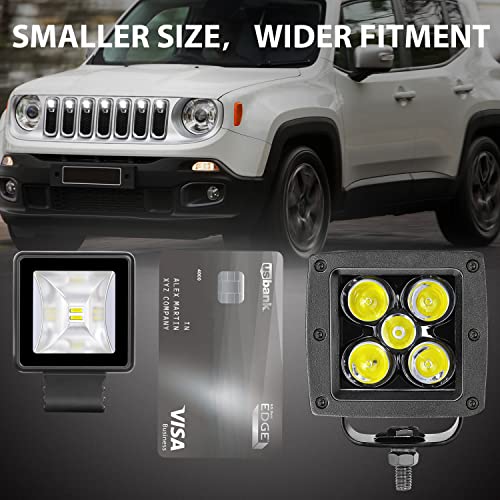 LED Pods 2 Pulgadas Flood 5000LM Luz Auxiliar miniatura 3