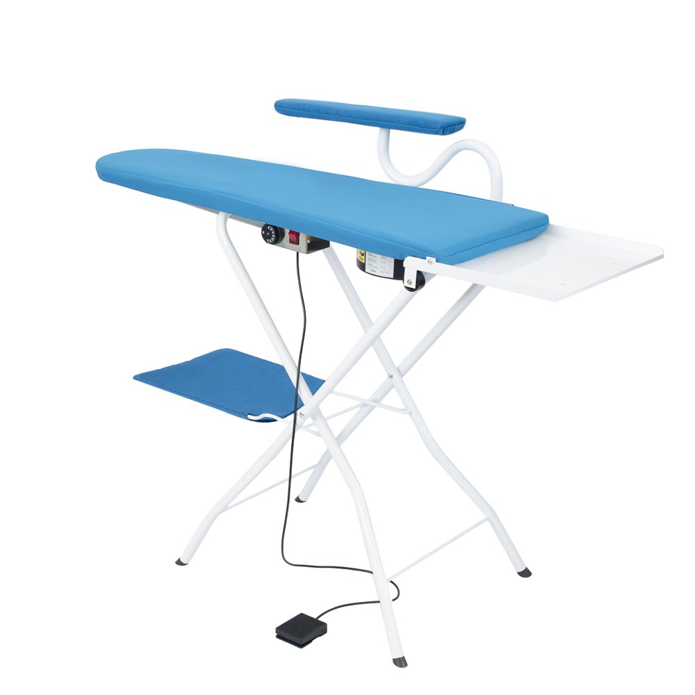 EOLO Asse da Stiro AS03 V4 Professionale Piano Riscaldato Aspirante Stabile Richiudibile Termostato Regolazione Temperatura Altezza Regolabile Braccetto Stiramaniche Garanzia 5 Anni A++ Made in Italy
