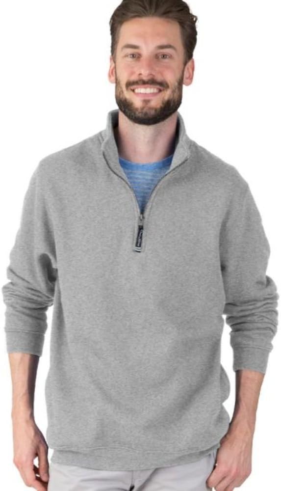Charles River Apparel Men’s Crosswind Quarter Zip Sweatshirt (Regular & Big-Tall Sizes) Charles River Apparel Men’s Crosswind Quarter Zip Sweatshirt (Regular & Big-Tall Sizes)