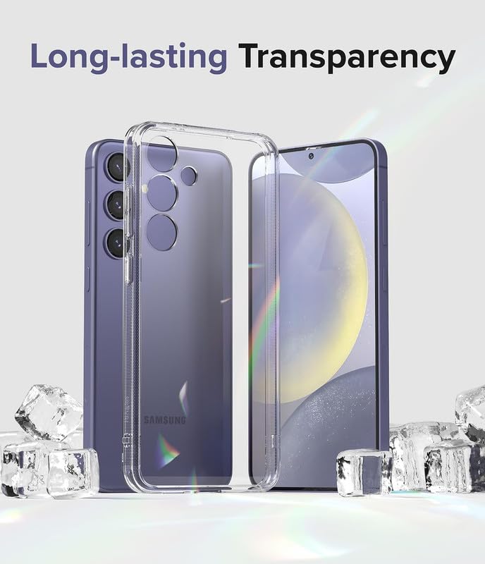 Image of Case Creation Brand - Mobile Cover for Samsung Galaxy S24 Plus (Soft & Flexible Back Case), Transparent