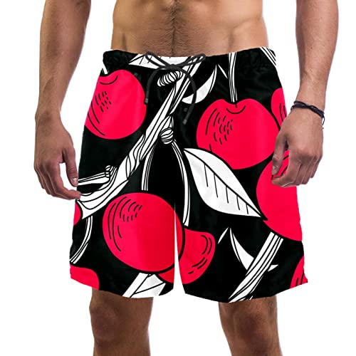 Short de bain homme yuzheng rouge pour la plage
