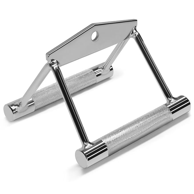 Seated Row Handle – Heavy-Duty Double D Grip for Cable Machines – Ergonomic Gym Attachment for Strength Training, LAT Pulldown & Home Use-image-33