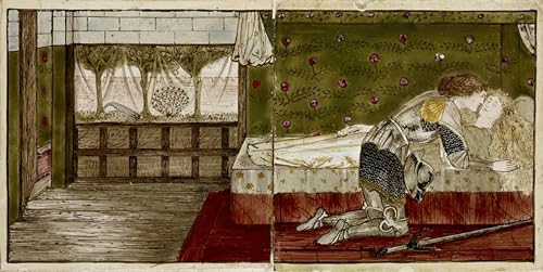 Peintures de la bruyère Rose par Burne Jones, une décoration murale raffinée