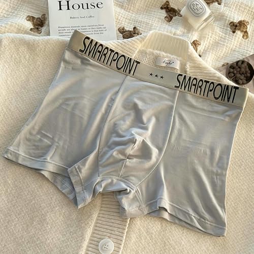 Calzoncillos hombre boxer briefs transpirables de algodón elástico pack 3 ropa interior gris 2xl 2