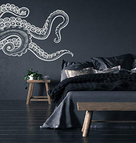 A Good Decals USA Wall Decal-Large Octopus Wall Decal Sticker-Kraken Wall Decal-Octopus Tentacles Decal-Octopus Bathroom Decor-Sea Wall Art Decor-Octopus Car Decal-agdFMBK0072