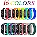 Produktbild STN-kompatibel Mit Xiaomi Mi Band 5 Smart Strap,Silikon-Ersatzbänder für Xiaomi Mi Band 5 Smart Bracelet NFC-Farbdisplay-Armband (16Farbe)