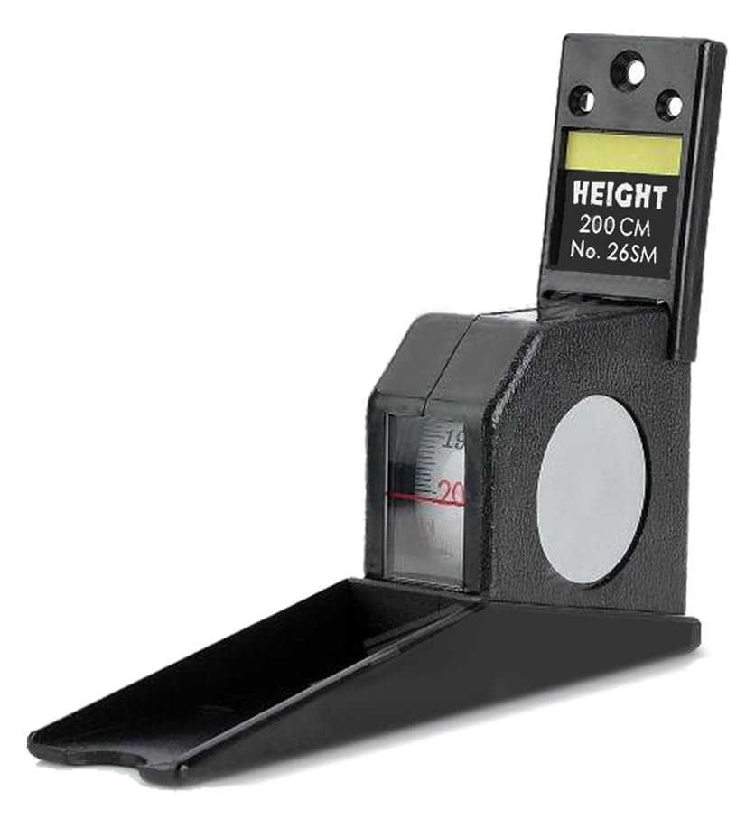 Geek Lab Stadiometer Height Measuring Scale Tape Measure Stature Meter 200cms=78inch/2M Wall Mounted. Ideal for Home, Office, School Or Doctors Clinic. (Black)-image-10