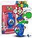 Accutime Super Mario Kids LCD Digital Watch with Flashing Lights in Dial Featuring Mario Design and Molded Silicone Strap – Easy-Read Time Display – Durable Build – Fits Wrists 5.5