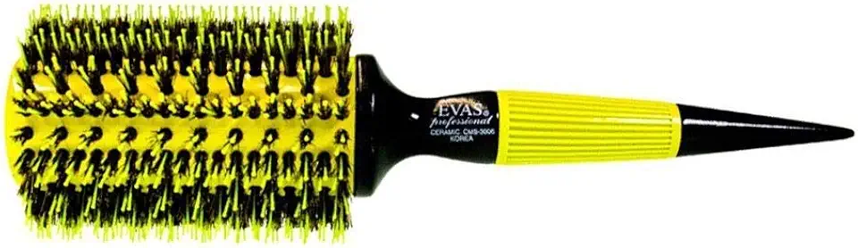 Escova de Cabelo Profissional, Escovas Evas, CMS 3006 S, Amarela