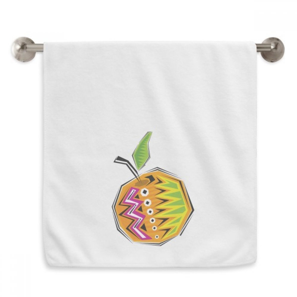 Serviette absorbante et douce illustration mexicaine jaune 13x29" pour invités