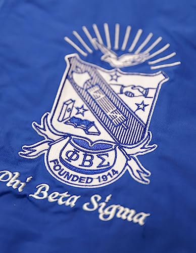 Phi Beta Sigma M8 Windbreaker Jacket Royal Blue3