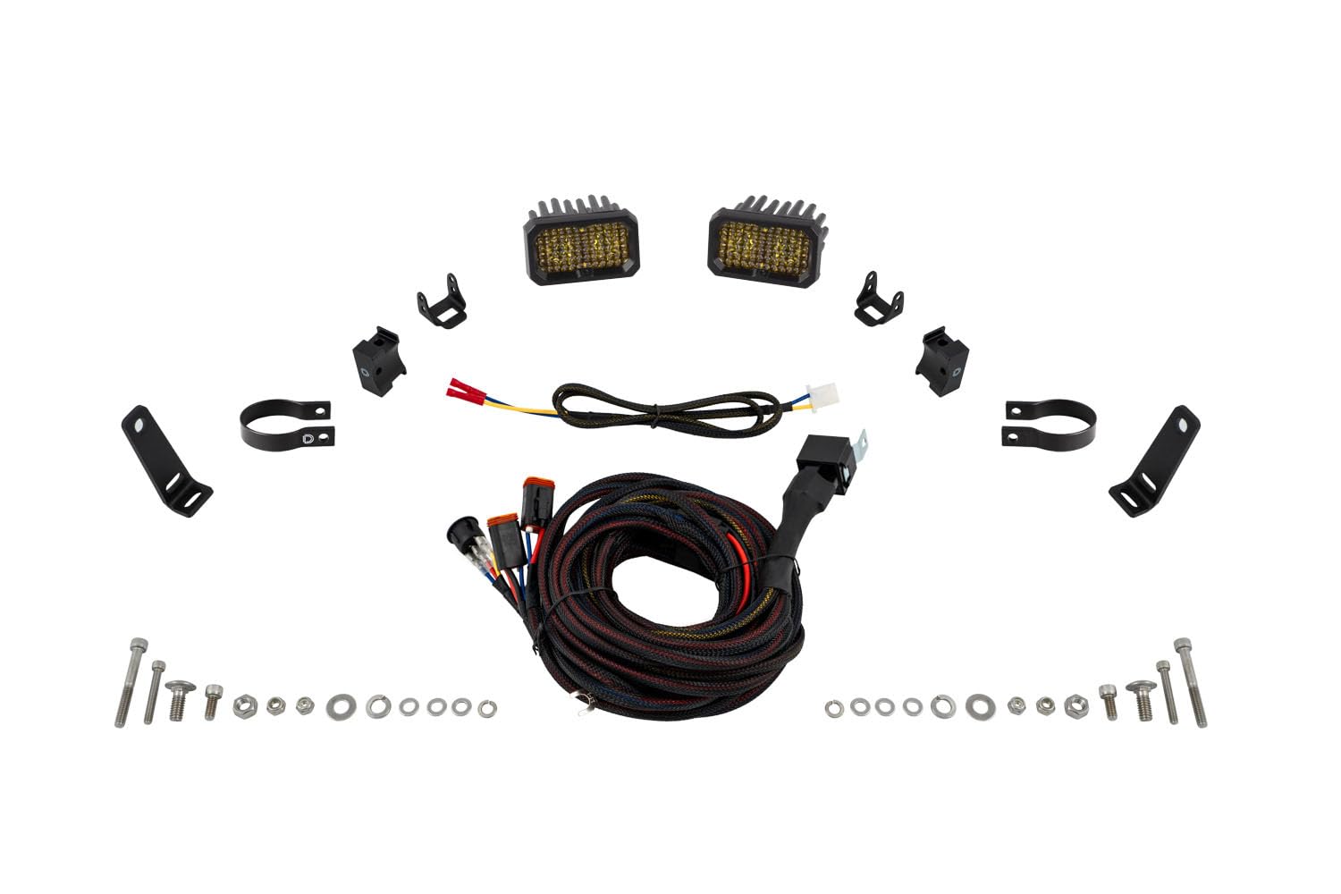 Diode Dynamics Stage Series Chase Light Kit compatible with Polaris RZR Trail 2021-2024, Pro (25.6 watts)