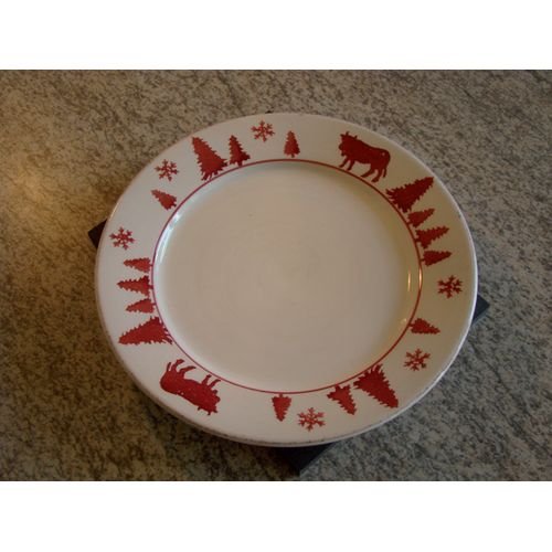 TABLE&COOK Assiette à dessert 'vache rouge' (lot de 6) - F361000328D0164