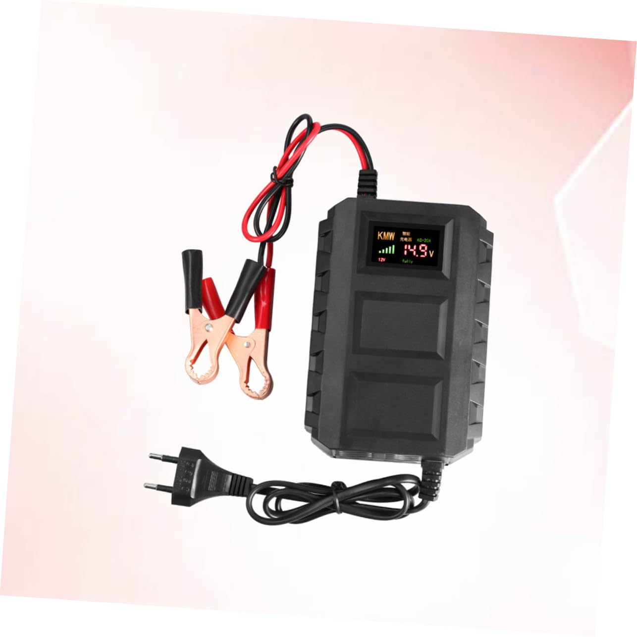 Chargeur de Batterie Automobile 12 V 20 A pour Moto, Compact