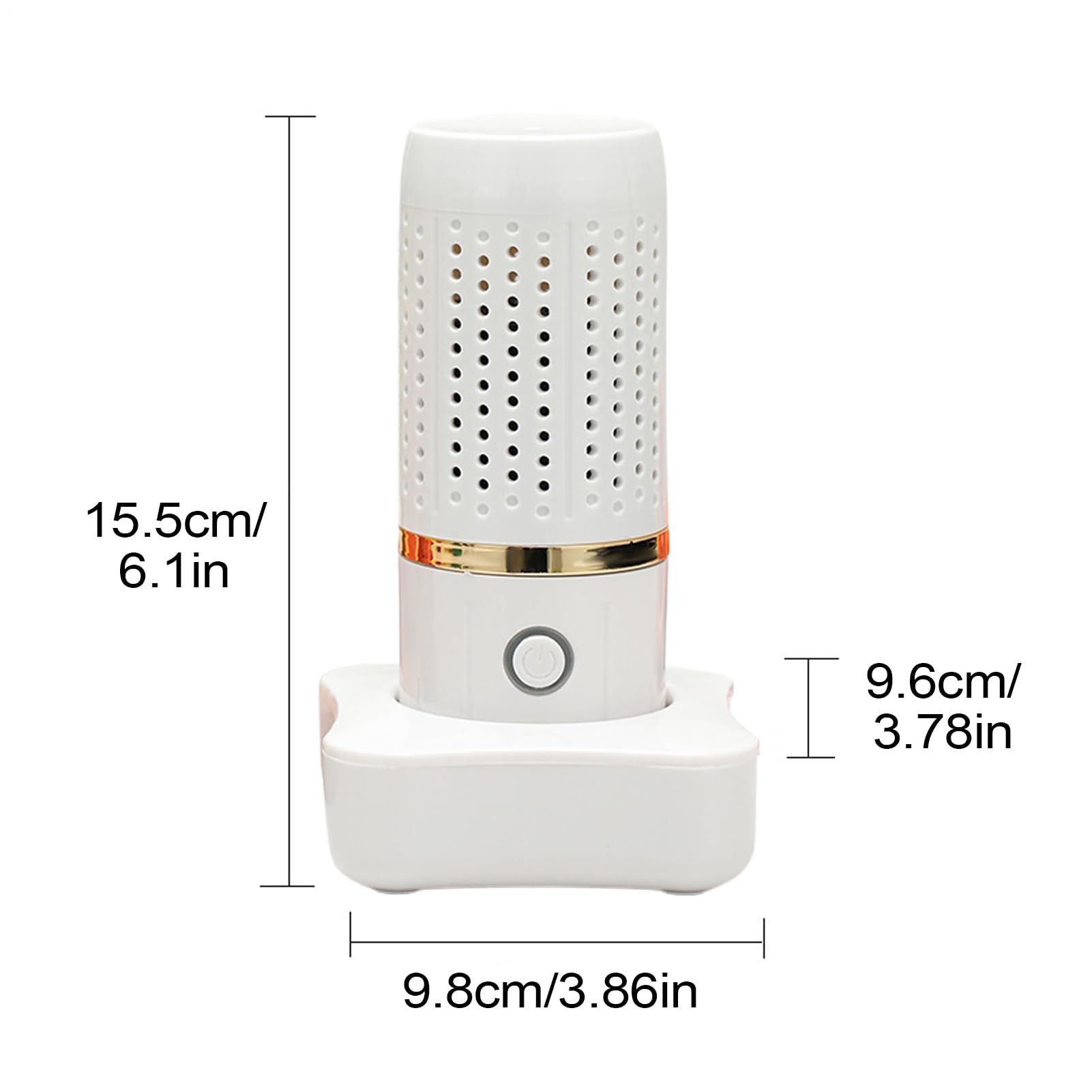 Fruit Washing Machine, USB Produce Cleaner, 3.86x3.86x6.1 Inches Cordless Food Purifier, Long Lasting Cleaning Device with Powerful Function for Cooking Kitchen Grain Preparation