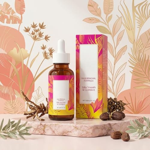 FONSKIN Natural Hair Removal Oil to Slow Body Hair Regrowth for Women & Men | Soothes Skin, Moisturizes & Minimize Pores | Plant-Based, All Skin Types, 2 Fl Oz / 60ml — view 3
