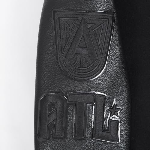 Image of Pro Standard Mens WNBA Classic Triple Black Varsity Jacket