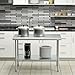 HZEEMFG Stainless Steel Table for Prep & Work 30x48, 4ft, Commercial Heavy Duty Table with Undershelf for Restaurant, Home and Hotel Kitchen