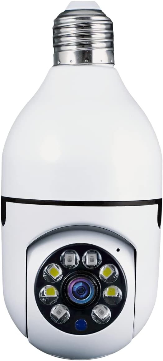 Security Camera, Two Way Talk 1080P HD Video WiFi Smart Camera, Indoor Outdoor Night Vision 360 Degree Motion Detection with SD Card