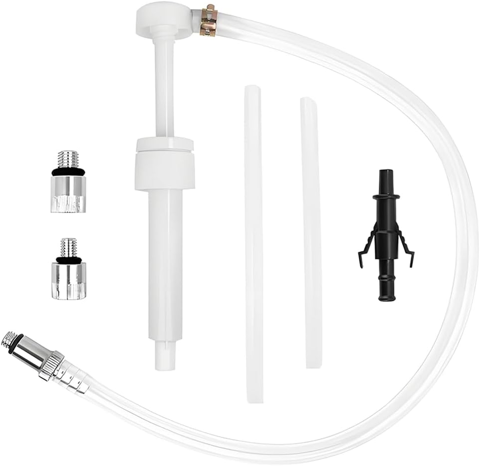 Car Fluid Pump for Standard Quart Bottles, Vehicle Manual Transmission Fluid Pump, Automotive Gear Oil Differential Fluid Antifreeze Change Pump, Universal Fit (Clip)