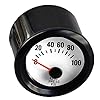Mintice™ Car Motor Vehicle Black Face 2" 52mm Pointer Oil Press Pressure Gauge Meter LED Light #3