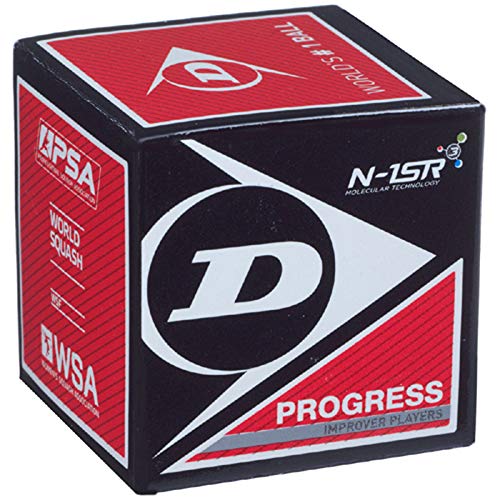 DUNLOP MIXPACKUNG Squashbälle 4Stück Blau Gelb Rot Squasbhall - Image 6