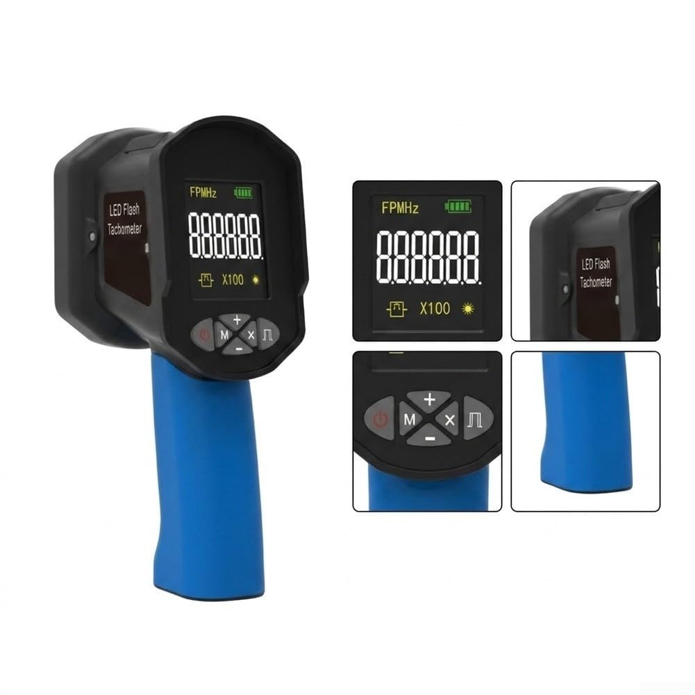 8000B Stroboskop Tachometer Berührungslos Drehzahlmesser 60-
