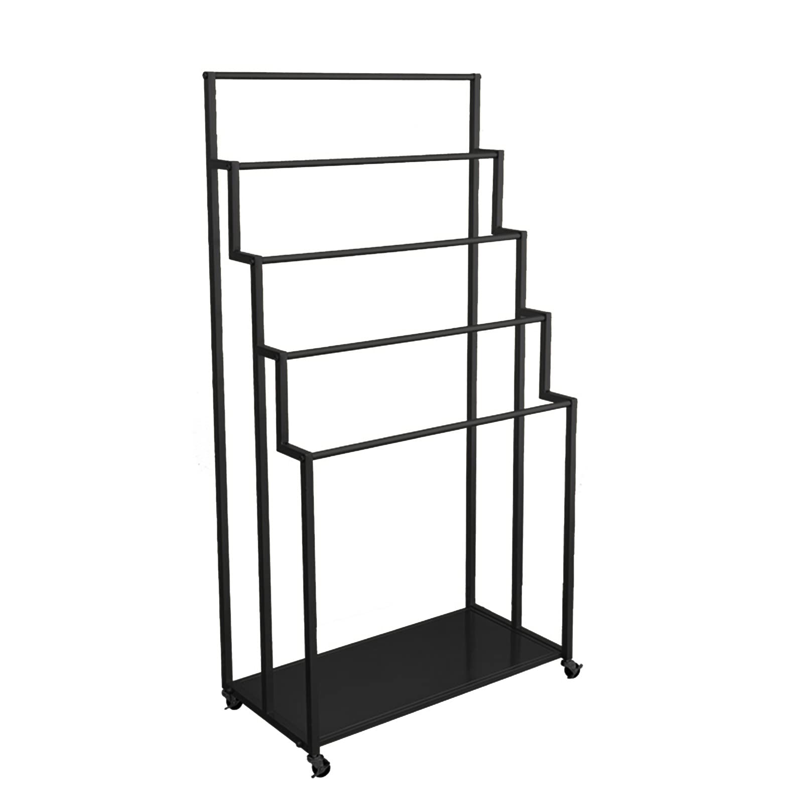 Jkjzsalj #1 5-Tier Display Stand For Retail Stores,Organizes Scarves,Blankets,Towels With Floor Standing Rack,-80X40x150cm