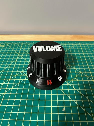 Guitar Pick Holder with Volume Knob - USA Made - 11 Notch - for Guitar Players - Pick Storage Container