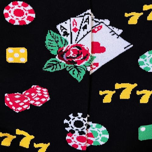 I'd Rather Be at the Casino Socks - Text on bottom of the socks4