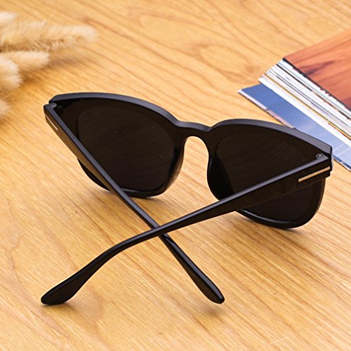 Lunettes de soleil rétro unisexes YL pour adultes - Style œil de chat vintage